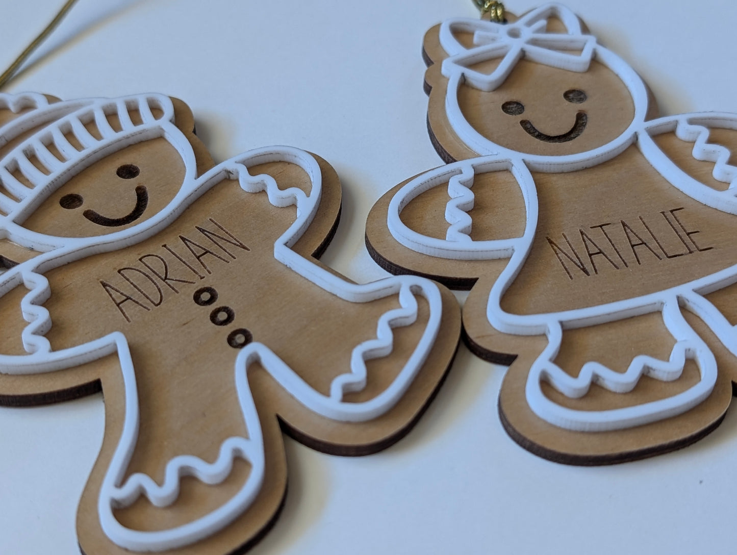 Personalized Gingerbread Ornament Tag